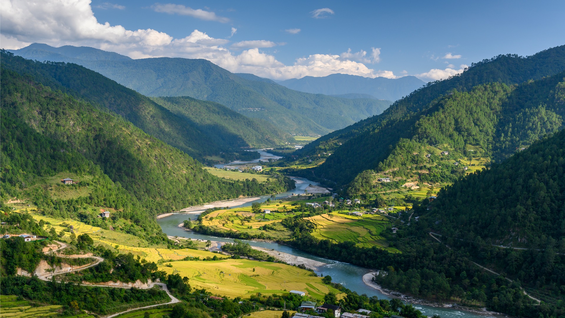 The River Palace of Punakha