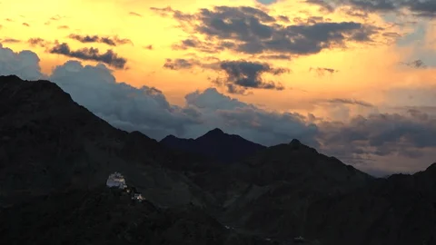  Sunset from Namgyal Tsemo