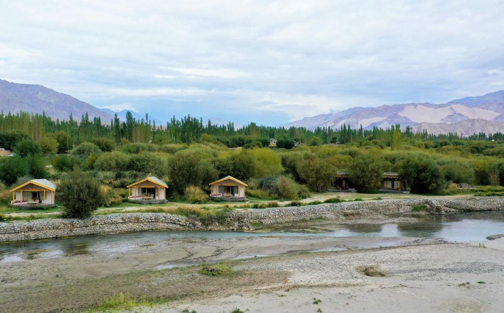  The Indus River Camp; Leh